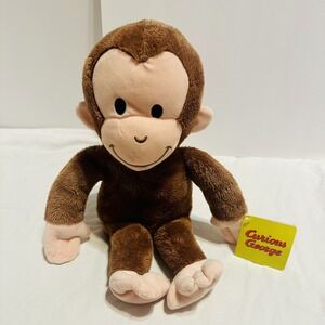 Curious George Monkey Kohl's Cares 14" Plush Stuffed Animal Collectible Toy NWT